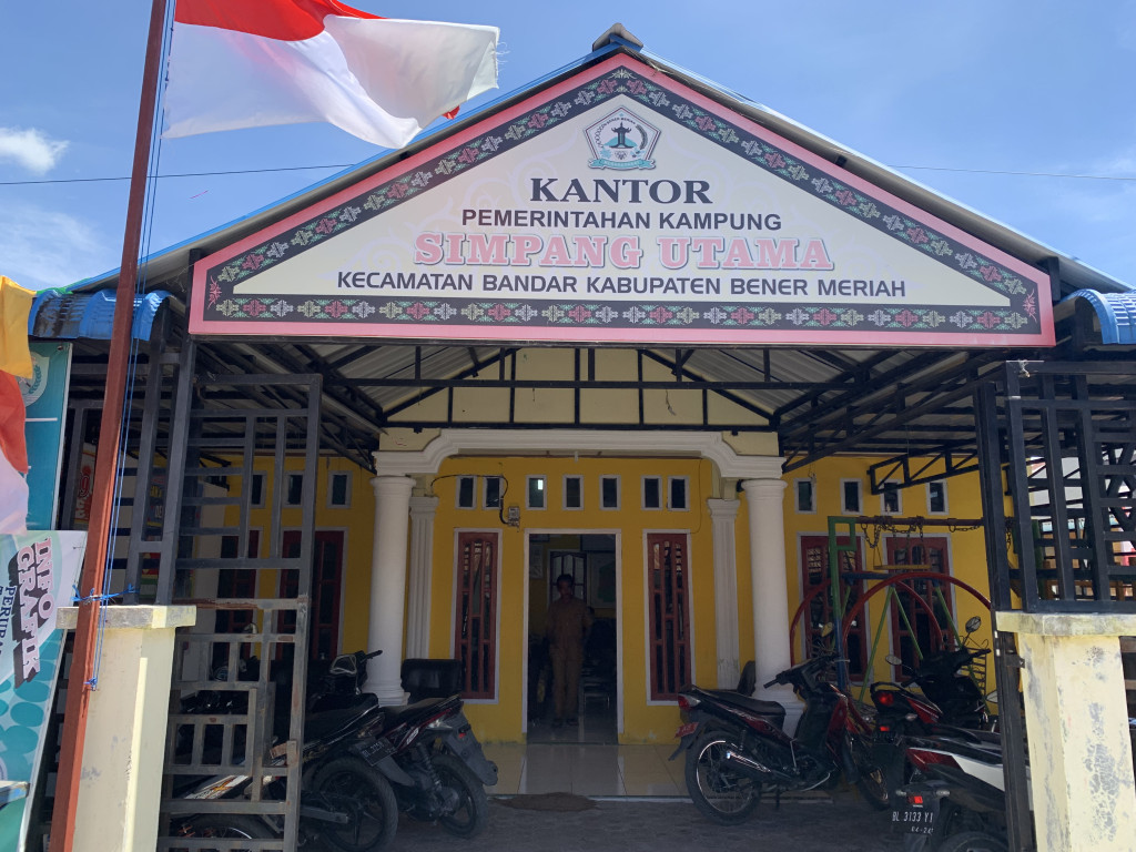 Kantor Pemerintahan Kampung Simpang Utama Kecamatan Bandar Kabupaten Bener Meriah